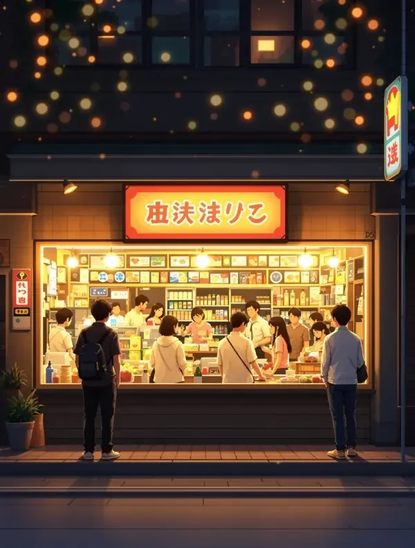 深夜便利店的她短剧封面，甜宠题材，2025年内地短剧